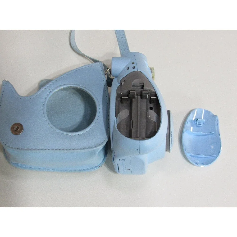 Fujifilm Instax Mini 7S Instant Film Camera Blue w/Case